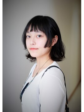 イッツヘアーガーデンリュクス(It's Hair GARDEN LUXE) 黒髪外はねパーマ