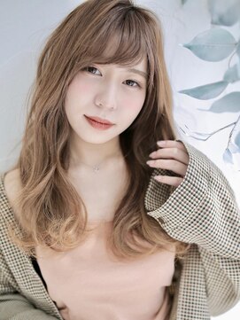 アグ ヘアー フラン 盛岡本宮店(Agu hair fran) 軽やかなナチュラルウェーブで最旬ロング