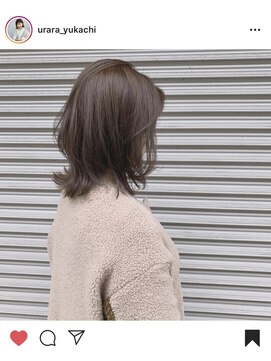 ビューティー サロン ウララ(Beauty Salon URARA) medium×layer×lavender× ash