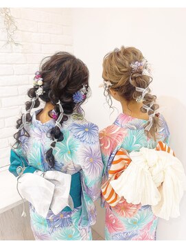 レア(Le'a) 浴衣・双子コーデ