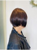 酸性ストレート ショート 縮毛矯正 髪質改善 ダメージレス