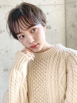 エムクランメイクス 原宿 表参道(m.clan MAKE'S) 【松尾】マッシュショート ショートヘア 前髪 大人かわいい