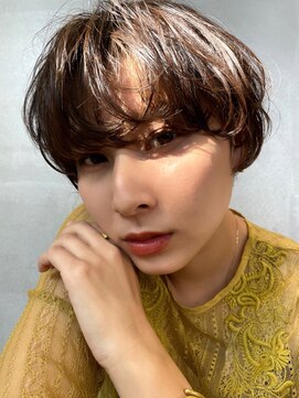ダブル(W) 【hair salon W】ワンカールショートマッシュ
