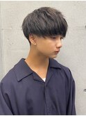 【KANGOL】センターパート パーマ 韓国 ウルフ マッシュ カラー