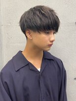 カンゴール サロン トウキョウ セントラル 原宿(KANGOL SALON TOKYO CENTRAL) 【KANGOL】センターパート パーマ 韓国 ウルフ マッシュ カラー