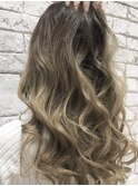 外国人風ハニーヘアグラデ【LUXBE HAKATA】 