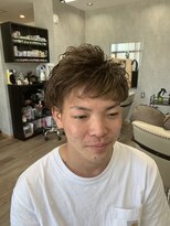 ラララ(LaLa.La)&nbsp;メンズパーマ　ハイライトカラー