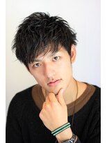 ノイセル 西本町(Noisyle)&nbsp;無造作ショートのツーブロックスマートマッシュ　本町