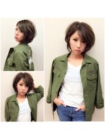 フレンズ 環状通東店(friend's) マニッシュ ショートボブ 7