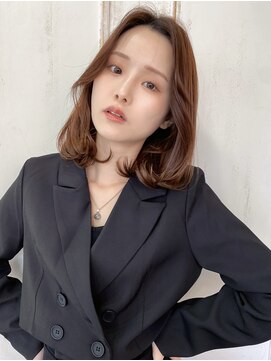 アリスバイアフロート 自由が丘(ALICe by AFLOAT) 韓国タンバルモリ／オレンジブラウン