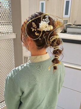 リタ(Lita) ★成人式/卒業式/袴ヘア／水引きアレンジ/人気ヘアセット★