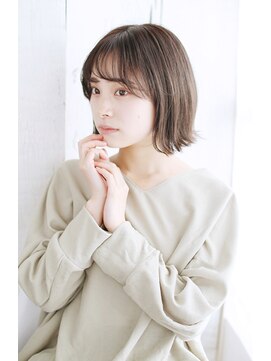 フォーハウス プラスエヌ(FOURHAUS +n) 20代30代40代 ソフトな自分的ボブ【草津】#809