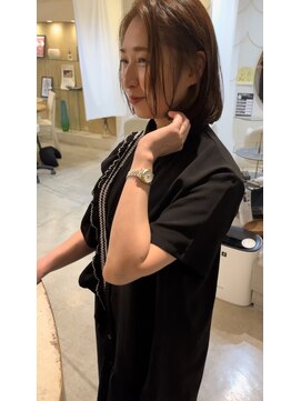 ヘアー カーム 武蔵小杉店(HAIR CALM) 乾かすだけでまとまる『大人オシャレなワンレンボブ』