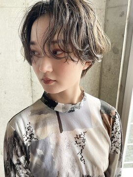 エルランカ(L.lanka) ハンサムショート/ニュアンスパーマ/ベージュカラー/マッシュ