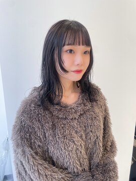 ハイブ 金沢(Hive) ニュアンスカラーアッシュベージュパーマスタイル