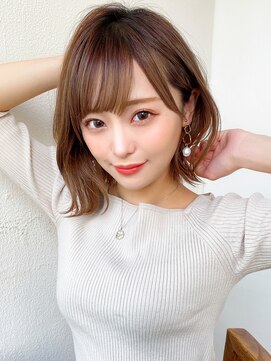 アフロートpd+ KOBE(AFLOATpd+) 前下がりボブのパーマヘア！襟足スッキリ似合わせカットは山口☆