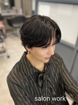 コアテラス(CORE Terrace) メンズカット/黒髪/センターパート