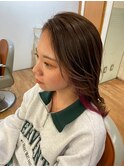 チラ見えインナーカラー♪