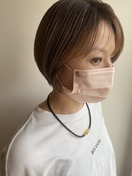 ツイギー 宮西店(TWiGGY) 硬い髪質のショートボブ