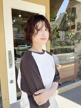 コンビネーション(combination) 波巻きパーマ ボブパーマ ブリーチ履歴対応パーマ