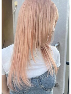 ジーナ(XENA) ケアブリーチ×ハイトーン×顔周りレイヤー(渋谷)