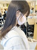 ロング×シアーグレージュ