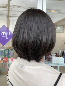 ヘアールーム ミルゥ(hair room MILOU) 大人ナチュラルボブ