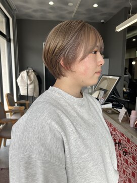 シェミール(CHEMIR) ニシグチstyle【ハイトーンショート／ミルクティーカラー】