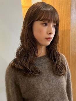 コカブ 本山(KOCHAB)の写真/ダメージを最小限に抑えた、創りこみ過ぎないパーマでオシャレ度UP♪ふんわりした柔らかな印象へ◎