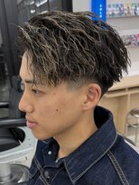 ロンド ローガン 名駅(Lond LOGAN)&nbsp;【Lond LOGAN亀井】メッシュ×ツイストスパイラル　メンズパーマ