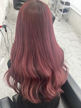 ミニョン(mignon) 韓国/ダブルカラー/ブリーチ/ピンク/学割U24/新越谷/南越谷/草加