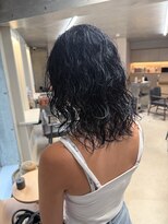 エウペ 渋谷(WEUPE)&nbsp;斜めバング/グレージュカラー/デザインカラー/シルキーベージュ