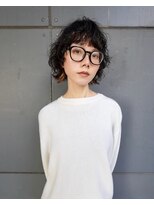 ジェコ ブラン(gecko. brun)&nbsp;ウルフショート×パーマ