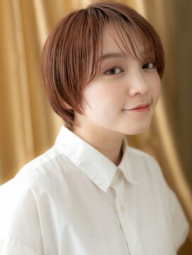 カバーヘア ブリス 上尾西口店(COVER HAIR bliss) □艶髪カーキベージュマッシュルームヘア403上尾10代20代30代