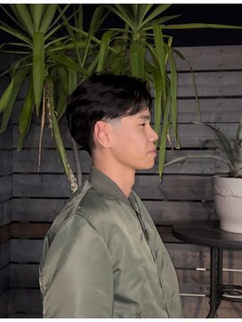 タイドヘアー(tide hair) テーパーフェードパートスタイル