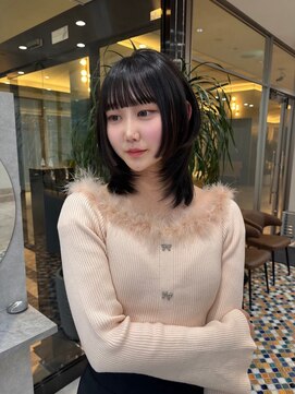 オズ 郡山駅前店(OZ) 韓国風水光カラーハッシュレイヤーカット