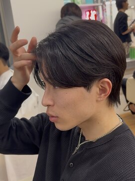 ビカム 名駅(become) ノーセットでも決まる曲がる縮毛矯正で作るニュアンスヘア