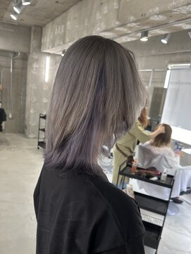 ラック(LUCK) インナーカラー/パープル/レイヤーカット/ケアブリーチ/船橋