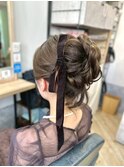 【セットサロンfirst】華やかアップヘア♪