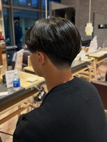 ファースト 仙台店(first) 【メンズ山田】春はすっきり◎センターパート×フェード