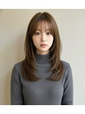 ナチュラルハッシュレイヤーカット