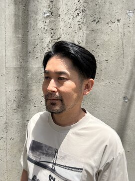 バルべス トーキョー(BARBES TOKYO) 大人の艶センターパート×フェイドショート【清板】