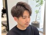メンズカット＋カラー＋水素TR＋頭浸浴￥12100