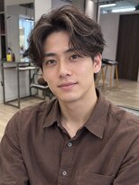 メンズルーパ 三宮 元町(Men's LOOPA)&nbsp;韓国風ニュアンスセンターパート/メンズ/神戸/三宮