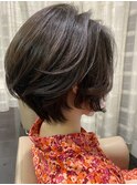 【松田】ナチュラルパーマ/ハイライトカラーショートボブ国分寺