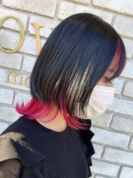 ラビスモア(Lovis moa) 魅力倍増カール/セミディ/シアーカラー/ダークアッシュ/姫カット