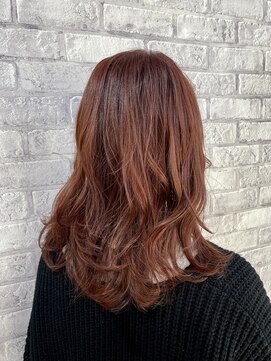 ベルポ(Bellpo) ハイライトのあとピンク濃いめ