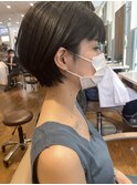 スッキリ収まる＊大人ショートボブ〔銀座、20代、30代、40代〕