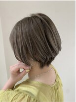 ヘアー ミッション 心斎橋店(hair Mission) 丸みショートボブグレージュ