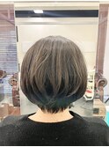 襟足スッキリショートボブ